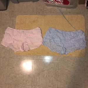 Aerie striped sleeping shorts